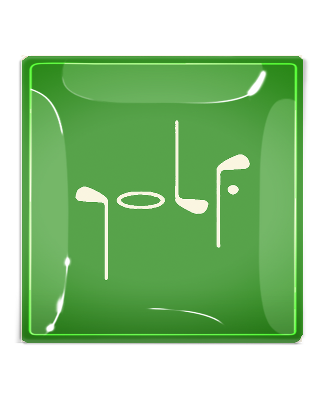 Golf Clubs Tray