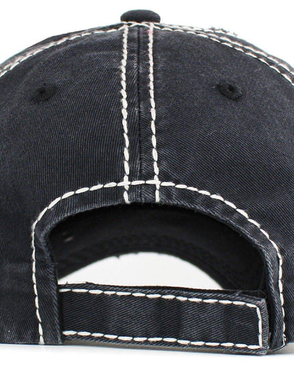 Pickleball Therapy Washed Vintage Cap