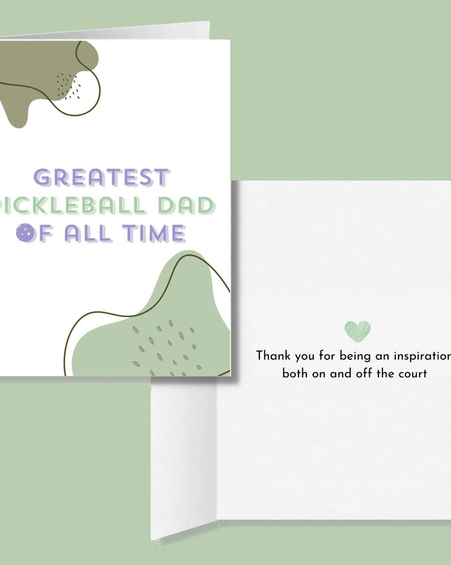 Greatest Pickleball Dad of All Time Greeting Card