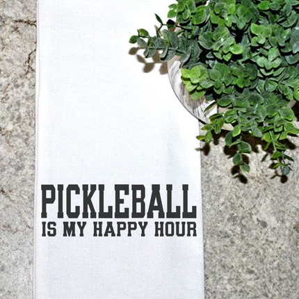 Pickleball is my happy hour