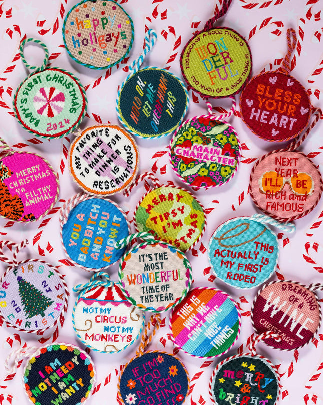 Needlepoint Ornament - Nice Things