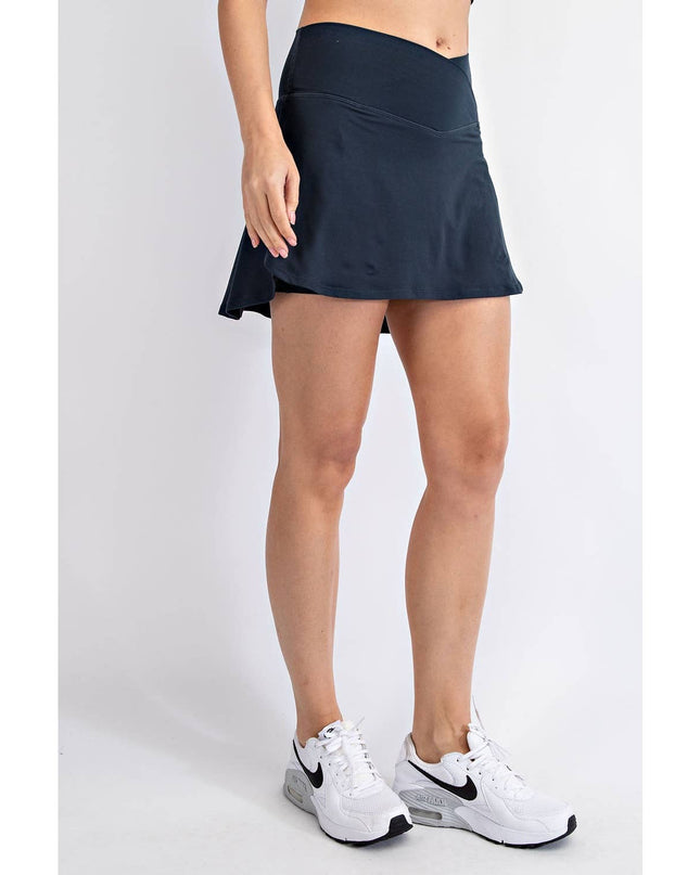BUTTER V SHAPED HIGH-WAIST SKORT