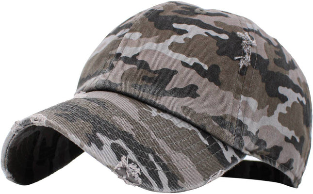 "PADDLES" Exclusive Embroidered Vintage Distressed Washed Style Baseball Caps