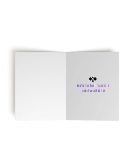 Best Team Ever Pickleball Greeting Card