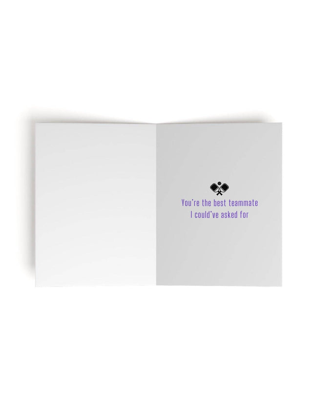 Best Team Ever Pickleball Greeting Card