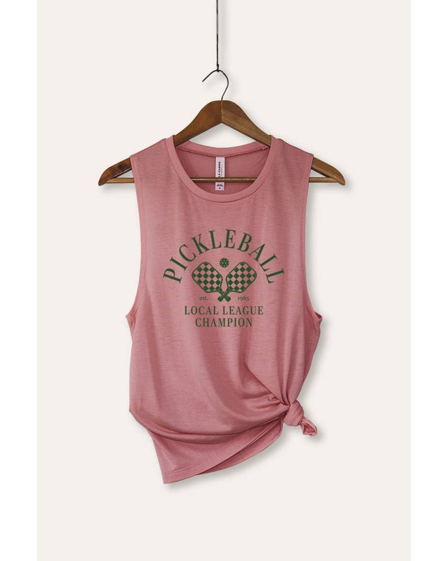 PICKLEBALL CHAMPION GRAPHIC TANK TOP