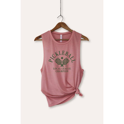 PICKLEBALL CHAMPION GRAPHIC TANK TOP