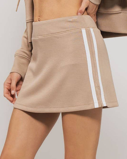 Athletic Accent Sweat Skort