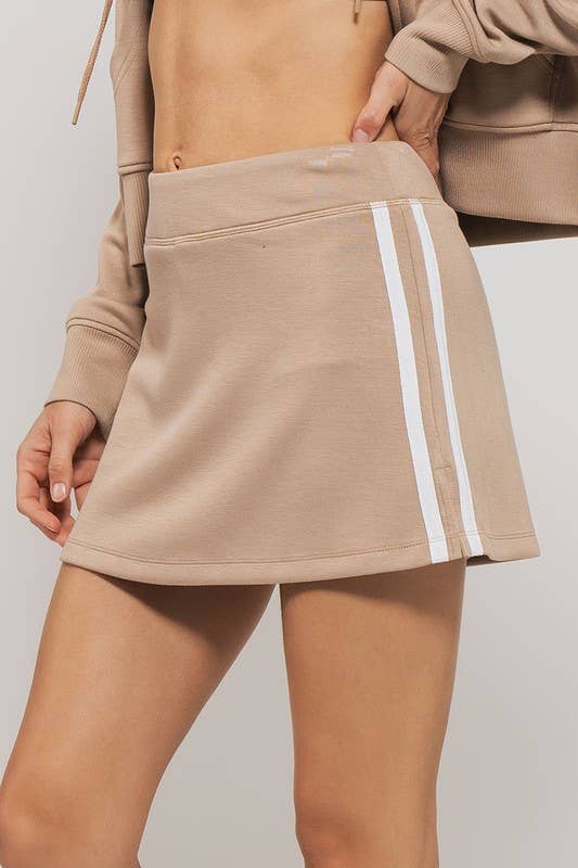 Athletic Accent Sweat Skort