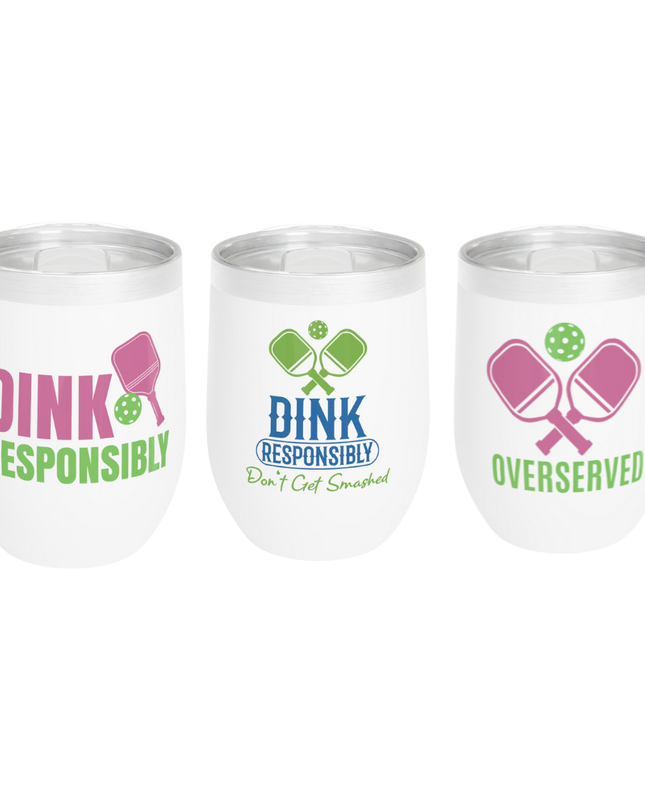 Pickleball Wine Tumblers