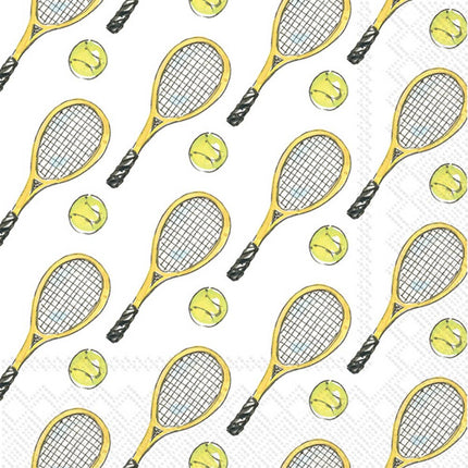 Paper Cocktail Napkins Pack of 20 Rosanne Beck Tennis