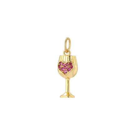 Wine Glass Charm