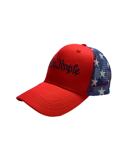 We The People Flag Mesh Hat