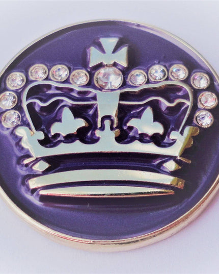 Crown W/Crystals - Gold