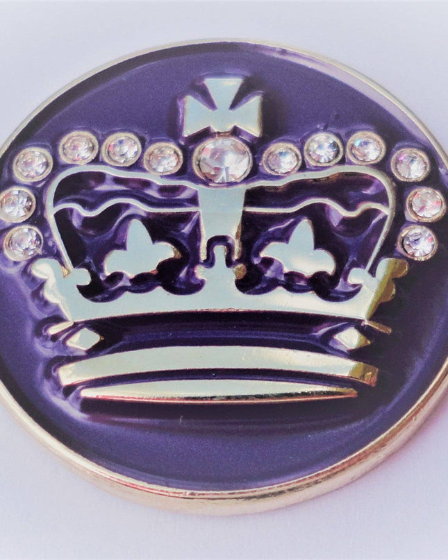 Crown W/Crystals - Gold