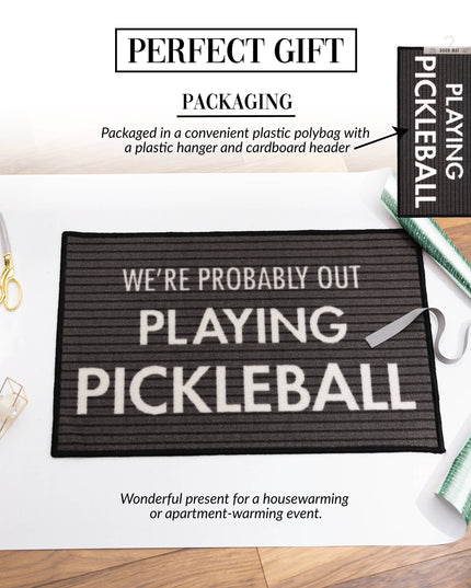Pickleball - 27.5" x 17.75" Floor Mat