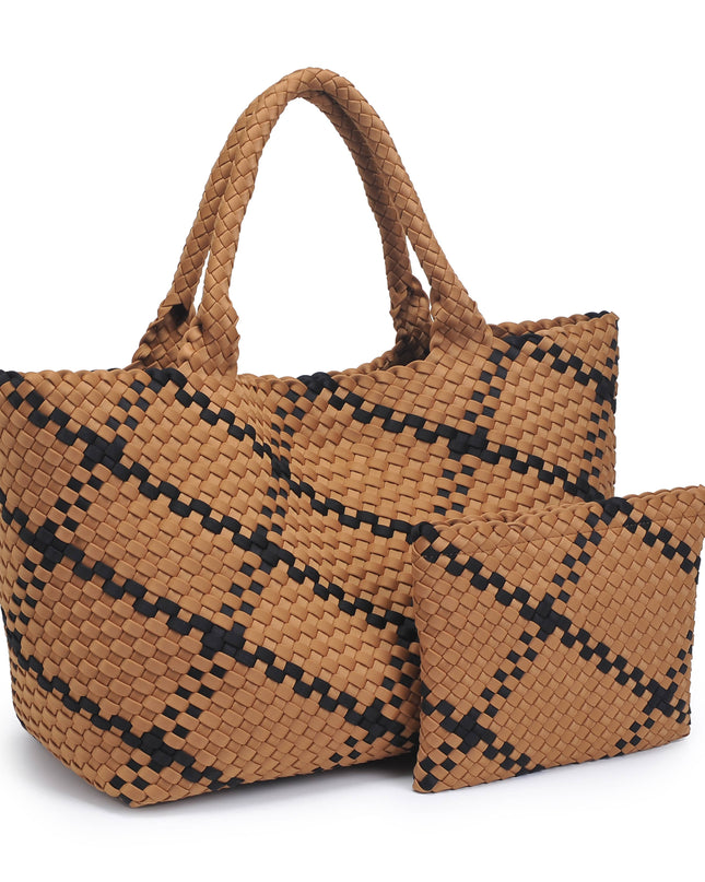 Sky's The Limit - Large Woven Neoprene Tote