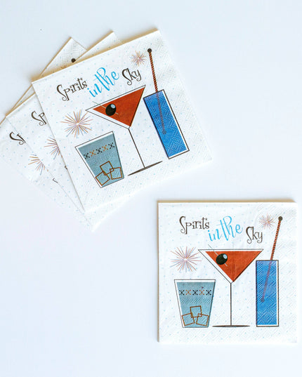 Spirits in the Sky Cocktail Napkin
