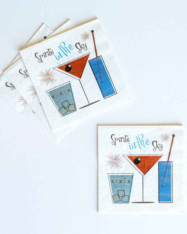 Spirits in the Sky Cocktail Napkin