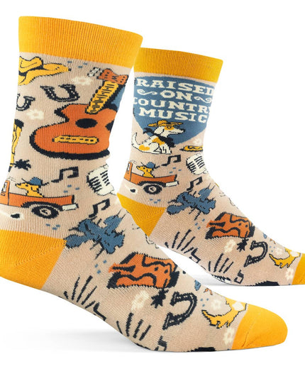Raised on Country Music Socks