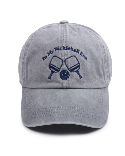 In My Pickleball Era Embroidered Baseball Cap