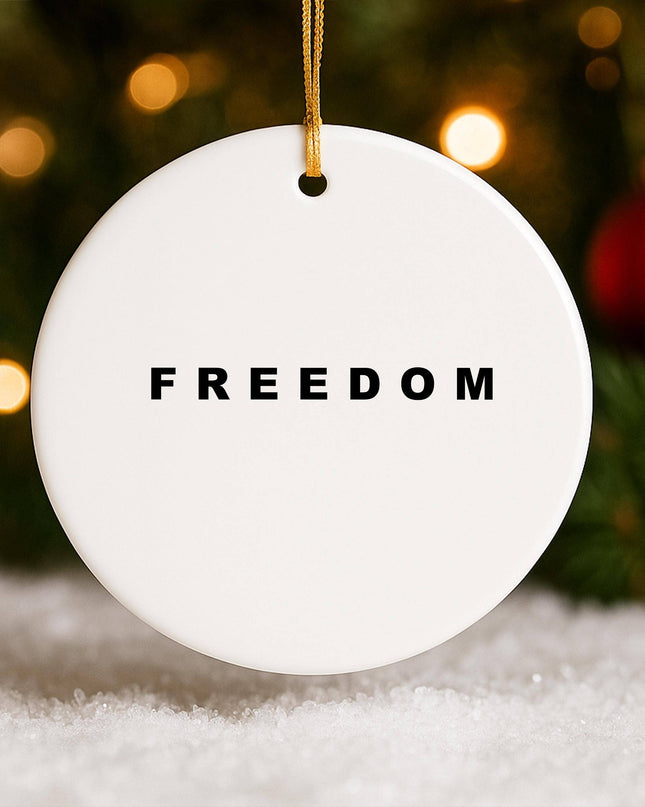 Freedom Ornament, Freedom Gift, Justice for Him