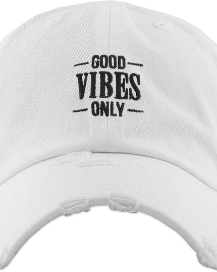 Good Vibes Vintage Dad Hat