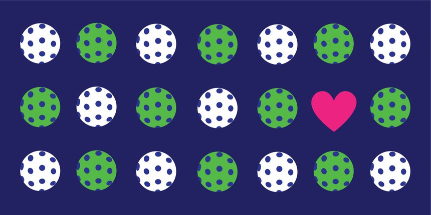 Love Pickleball Sport Towel