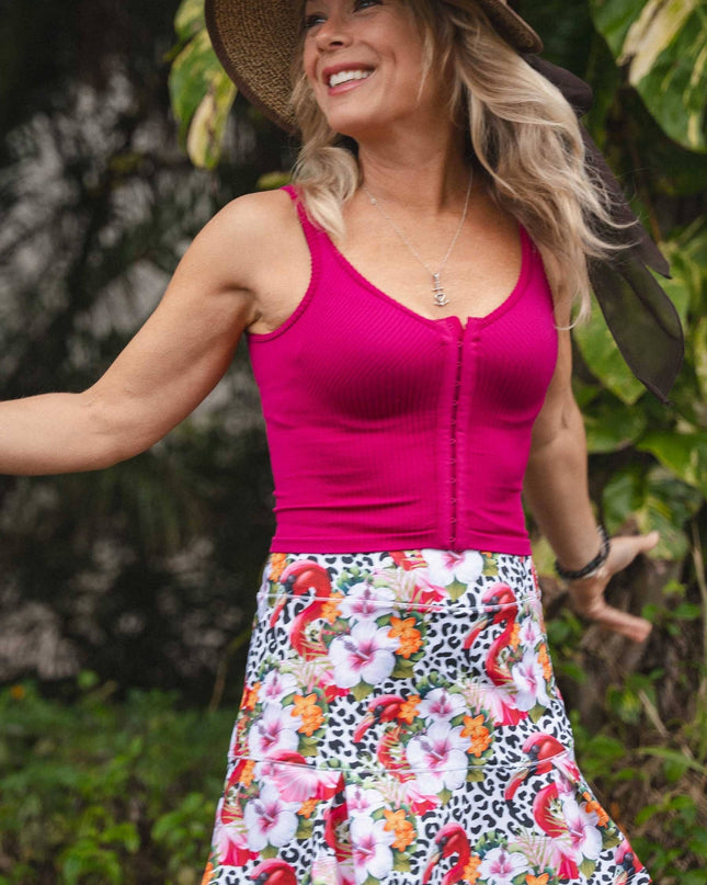 Flamingo Rhapsody Skort