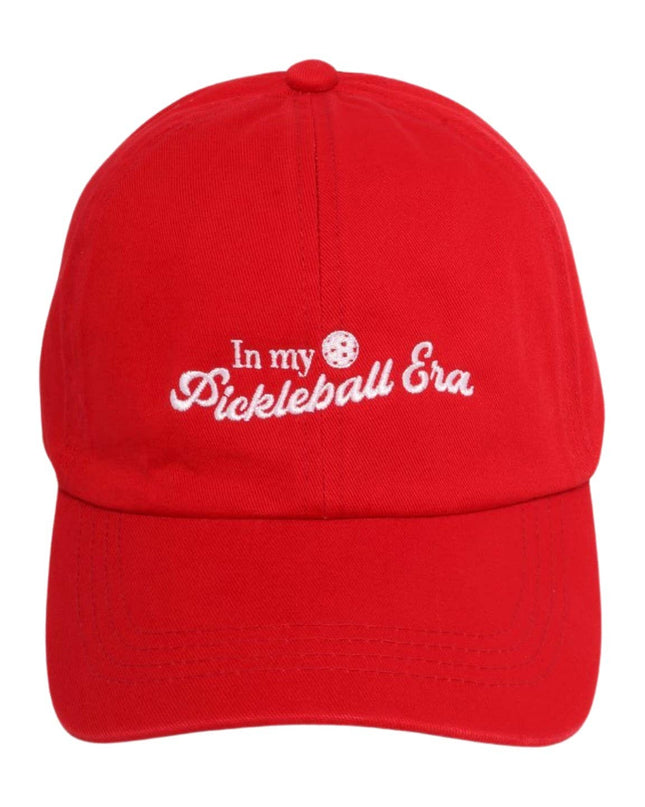 In My Pickleball Era Embroidered Baseball Cap