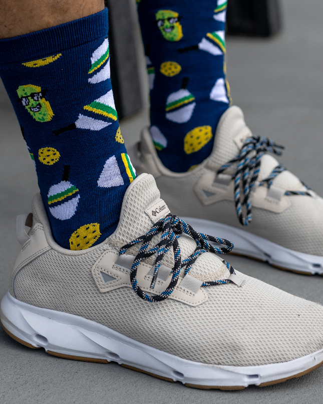 Bamboo Pickleball Socks- Navy