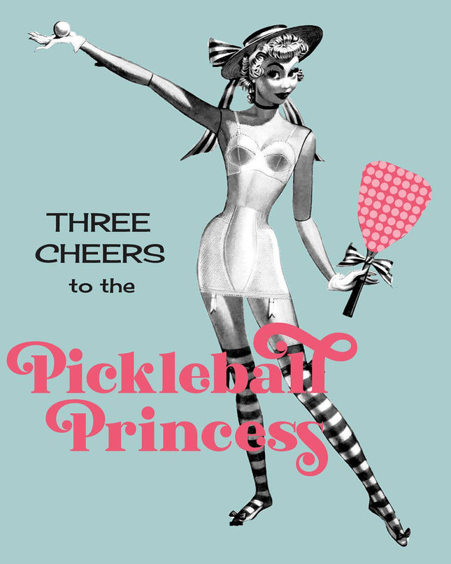 Pickleball Princess Greeting Card