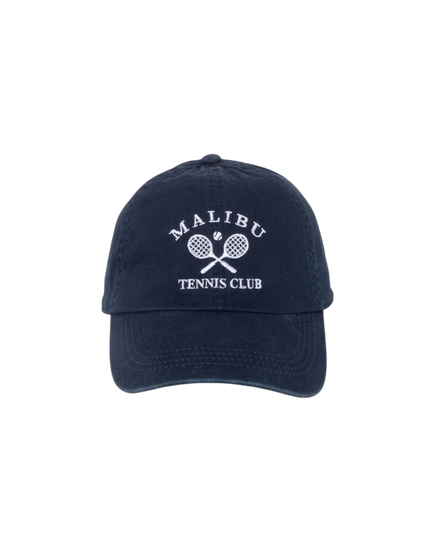 MALIBU TENNIS CLUB Stone Washed baseball Cap