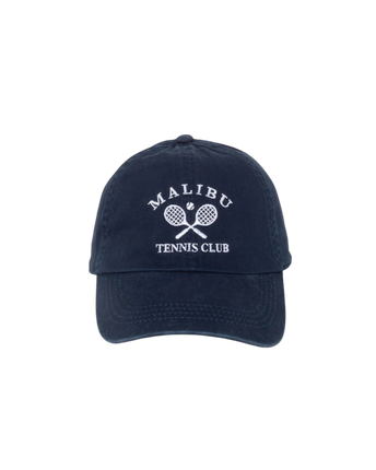 MALIBU TENNIS CLUB Stone Washed baseball Cap