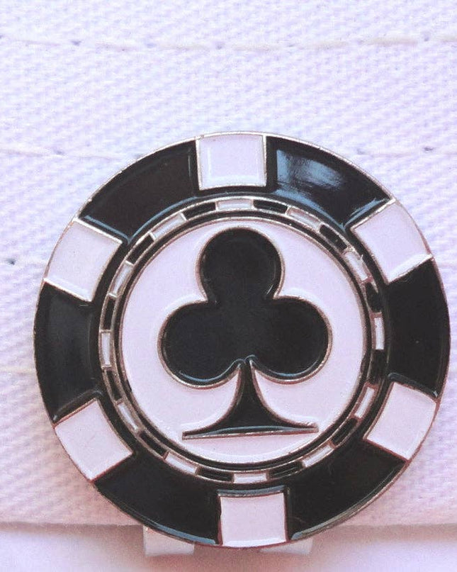 Poker Chip Clubs Ball Marker