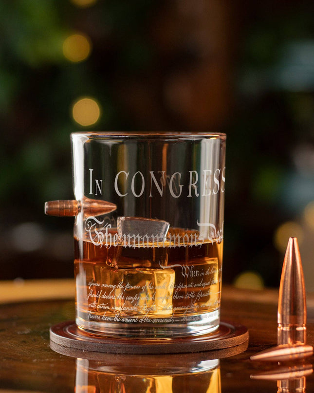 Declaration of Independence Whiskey Glass - 2530