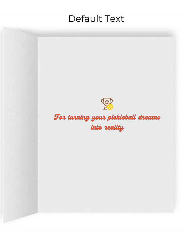 So Proud Of You Pickleball Greeting Card