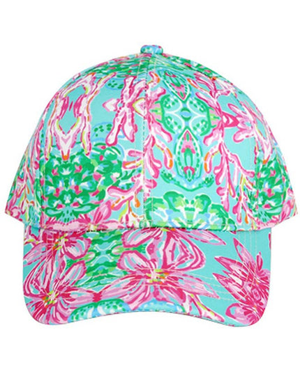Geometric Pattern Floral Baseball Cap