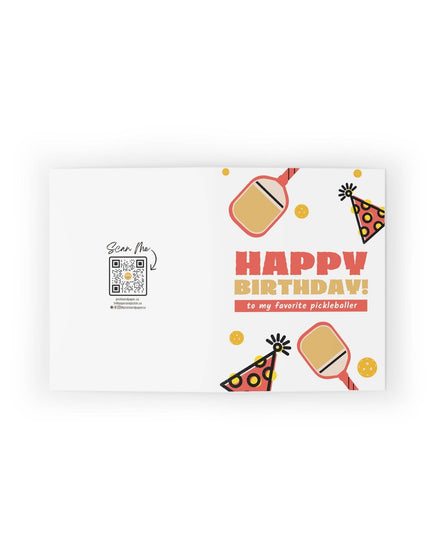 Happy Birthday To My Favorite Pickleballer Greeting Card