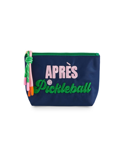 "APRÈS PICKLEBALL" SMALL ZIP POUCH