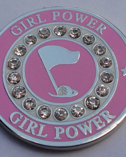 Girl Power w/ Crystals Ball Marker