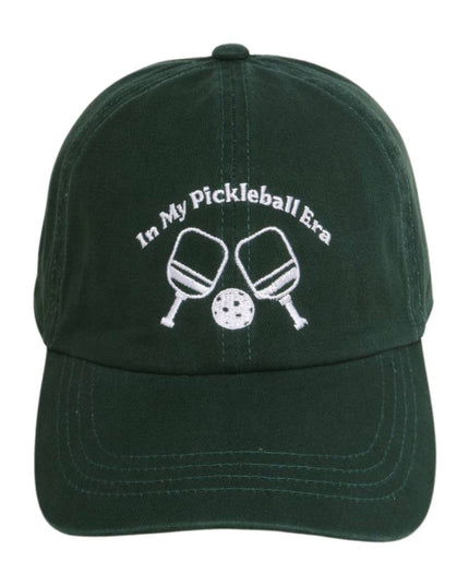 In My Pickleball Era Embroidered Baseball Cap