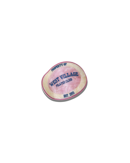 Hand-Painted West Village Pilates Club Lay Down Claw Clip