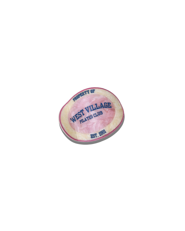 Hand-Painted West Village Pilates Club Lay Down Claw Clip