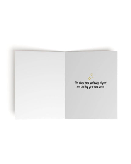 The Stars Were Perfectly Aligned The Day You Were Born Pickleball Greeting Card