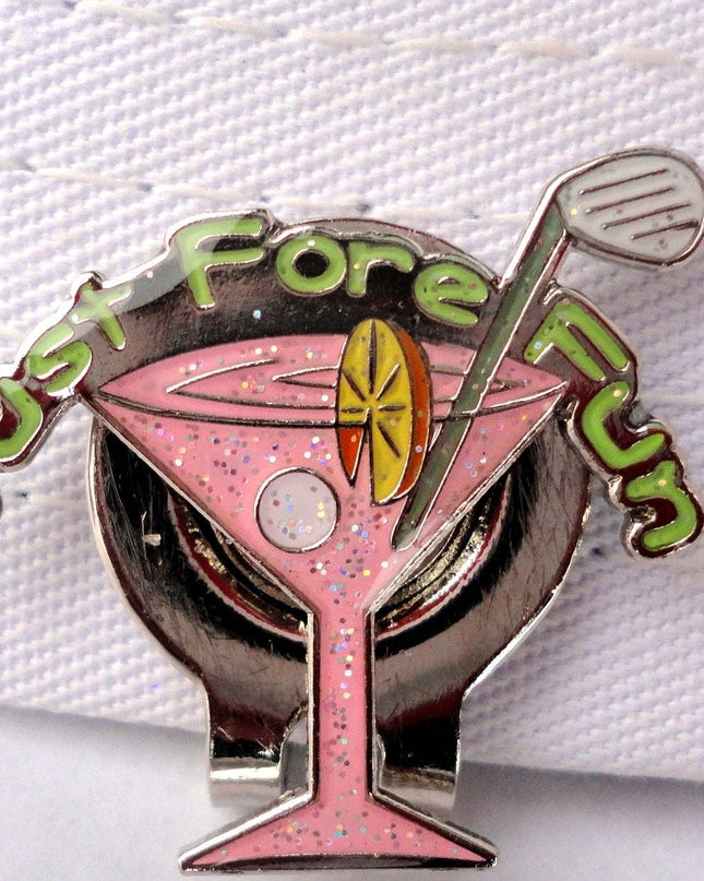 Pink Martini Glass Ball Marker