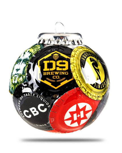 NC Breweries Bottle Cap Ornament