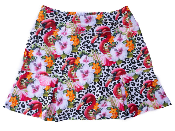 Flamingo Rhapsody Skort