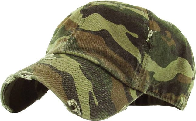 "PADDLES" Exclusive Embroidered Vintage Distressed Washed Style Baseball Caps