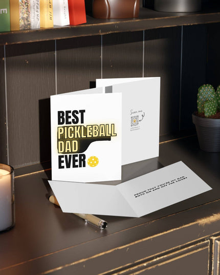 Best Pickleball Dad Ever Greeting Card